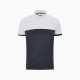 Block Polo Shirt - Anthracite/White